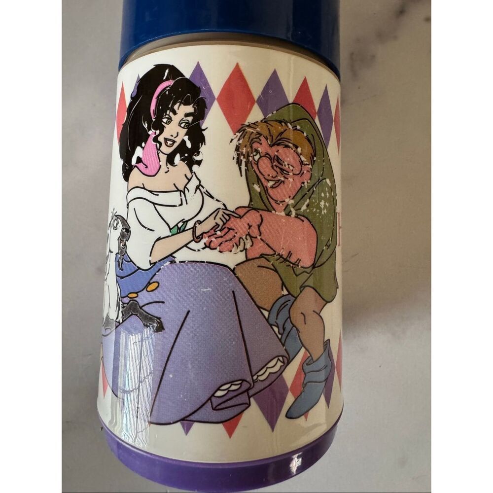 Vintage 1995 Walt Disney Hunchback of Notre Dame Quasimodo cup thermal cup with